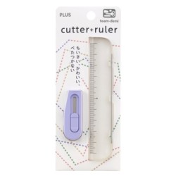 PL016PR Cutter/Ruler Set Purple
