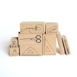 YT007SD Desktop Tools Stamp Set