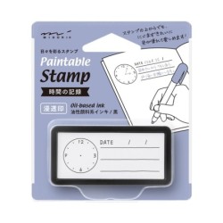 I266CL Half-Size Paintable Stamp Clock
