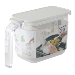 MK736W Container w/ Handle Small White