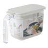 MK736W Container w/ Handle Small White