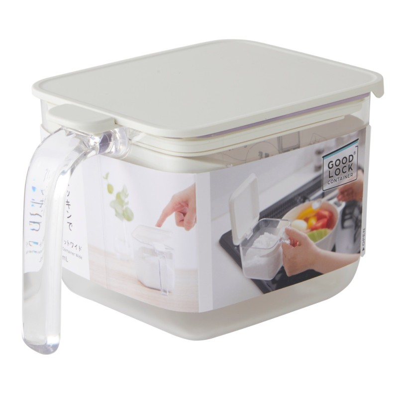 MK775W Container w/ Handle Large White