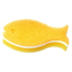 MK170YL Fish Kitchen Sponge Yellow