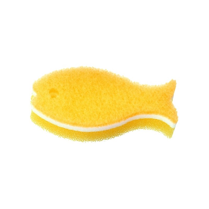 MK170YL Fish Kitchen Sponge Yellow