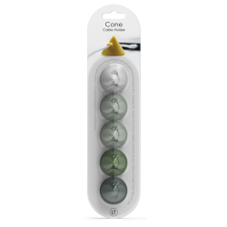 RECH0402 Cone Cable Holder 5-Pack Green