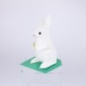 BC001RW TINY Animals Rabbit White
