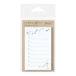 I283DW Sticky Note To-Do List Dog White