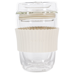 PO009IV Vidro Glass Cup 220ml Ivory