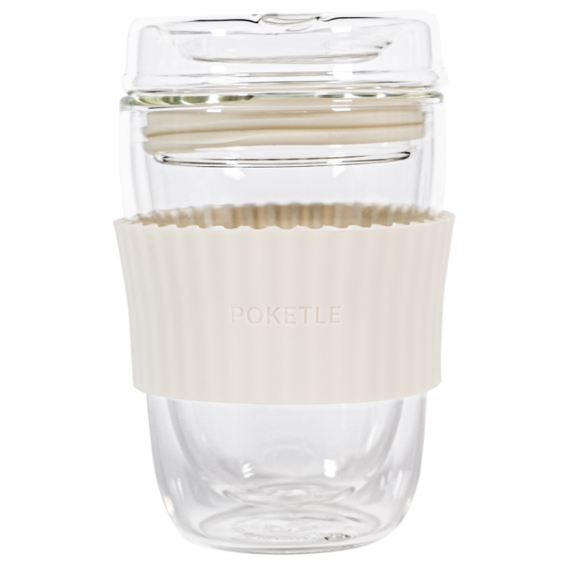 PO009IV Vidro Glass Cup 220ml Ivory