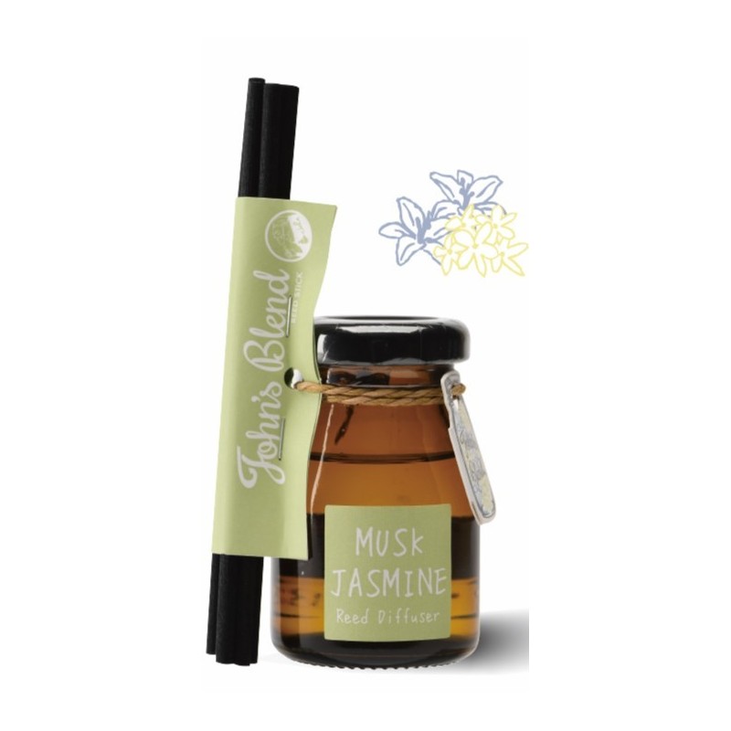 NC003MJ John's Blend Musk Jasmine Mini Diffuser