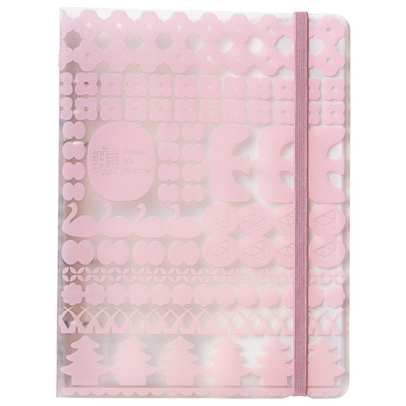 KJ004PK Otona Sticker File Binder Pink