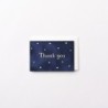 EAGT1366 Blue Mini Thank you Card Dots
