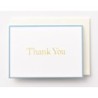 EAGT1376 Blue Mini Thank you Card White