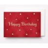 EAGB2073 Red Mini Birthday Card Dots