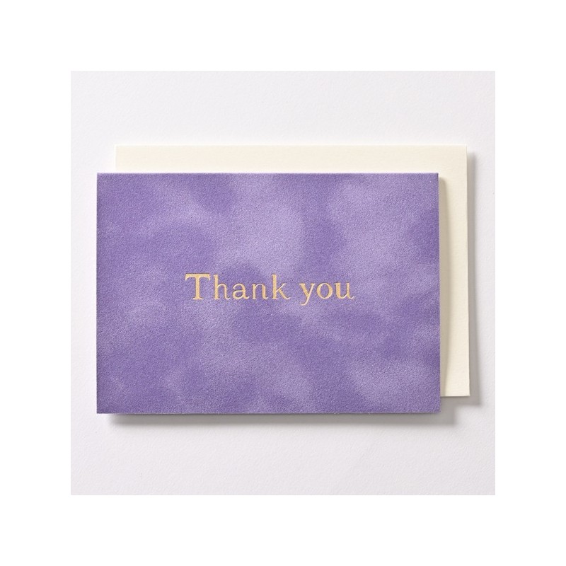EAGT1324 Purple Thank you Card