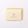 EAGB1997 Cream Birthday Card Panda