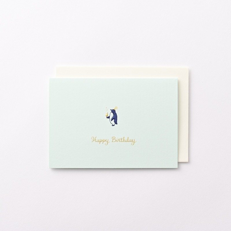 EAGB1998 Mint Birthday Card Penguin
