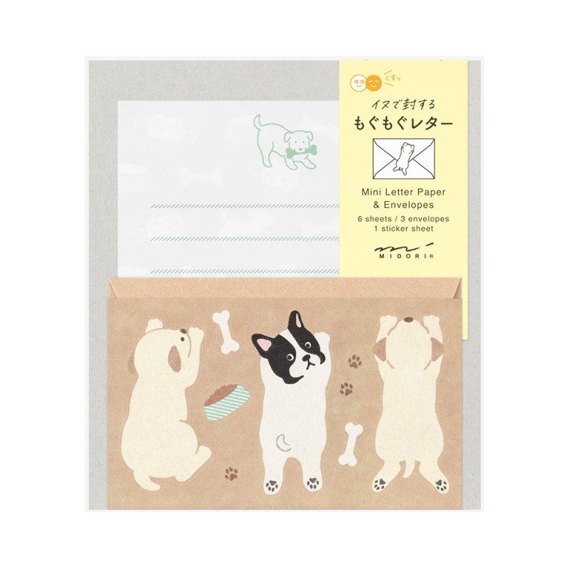 I285DG Message Letter and Sticker Set Dog