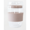 PO009LB Vidro Glass Cup 220ml Latte Beige