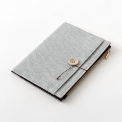 I273GY Yuru Log Cloth Cover Grey