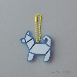 TU011DG Reflector Charm Dog Blue