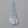 TU011OW Reflector Charm Owl Clear