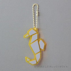 TU011SE Reflector Charm Seahorse Orange