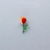 TU012TU Pixel Flower Badge Tulip