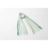 OR002GR Striped Scarf Green