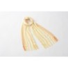 OR002YL Striped Scarf Yellow