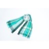 OR003GR Check Scarf Green