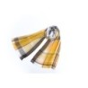 OR003MS Check Scarf Mustard