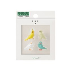 I289BD Mini Magnets 4-pce Bird