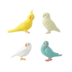 I289BD Mini Magnets 4-pce Bird