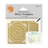 I291TL Brass Diary Template Time Log