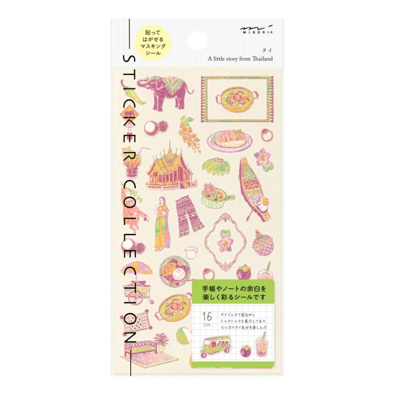 I293TH Country Motif Stickers Thailand