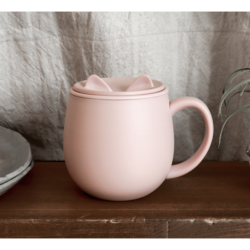 Neko Cat Mug with Lid