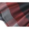 OR004RD Block Check Scarf Red