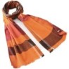 OR005OR Soft Stripes Scarf Orange