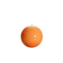 GZ001OR Small Ball Candle 10cm Orange