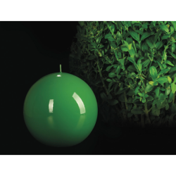 GZ003GR Large Ball Candle 15cm Green