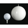 GZ003WH Large Ball Candle 15cm White