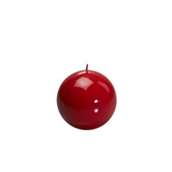 GZ003RD Large Ball Candle 15cm Red